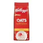 Kellogg's Oats 2kg, Trusted by Nutritionists | Energy of 2 Rotis, Protein of 1 Bowl Dal, Fibre of 1 Guava, High in Protein & Fibre, Low in Sodium | Breakfast Oats - Fast UK Delivery