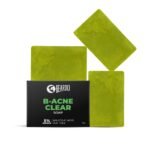 Beardo B- Acne Clear Soap for Men, 75g X 3 | With Tea Tree and Salicylic Acid | Clean Clear Skin | For Body Acne and Skin Purification | B-acne | For All Skin Types - Fast UK Delivery