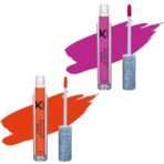 KINDED Liquid Lip Colour Vitamin E Enriched No Transfer Waterproof Long Stay Lipsticks Lip Gloss Set for Girls Women (Pack of 2, 6 ml each, Matte Finish, Shades More Magenta & Sangria Orange) - Fast UK Delivery