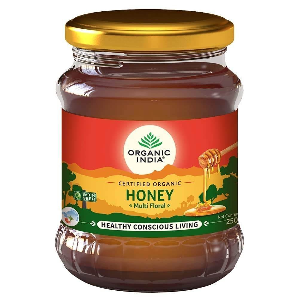 uk61bAqH0ARXL.jpg ORGANIC INDIA Organic Honey Multi Floral 250g - Pack Of 2 - Fast UK Delivery - Image 1