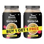 True Elements Quinoa 2kg (Pack of 2) - 100% Wholegrain | Certified Gluten Free | Diet Food | Rich in Fibre | Quinoa Seeds for Weight Management - Fast UK Delivery