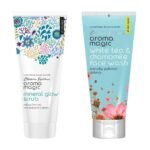 Aroma Magic Combo | Mineral Glow Scrub + White tea & Chamomile Face wash| 100 ml Each| Pack Of 2 - Fast UK Delivery
