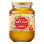 Bagrry's Organic Honey, Premium, Pure, Natural Organic Honey 500gm| 100% Certified Organic, No Added Sugar, Rich in Nutrients, Antioxidants - Fast UK Delivery