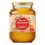 Bagrry's Organic Honey, Premium, Pure, Natural Organic Honey 500gm| 100% Certified Organic, No Added Sugar, Rich in Nutrients, Antioxidants - Fast UK Delivery