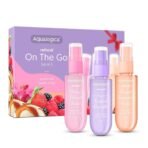 Aqualogica Refresh+ On the Go Set of 3 Perfume Body Mist | Travel Friendly | Long Lasting | Warm, Sweet & Floral Fragrance | Double Duty Mist for Hair & Body | Gifting For Valentine's Day, Birthday, Anniversary & Special Occasions | Premium Gift Pack | 20 ml x 3 - Fast UK Delivery