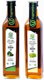 Yugmantra Organic Foods Wood Pressed White Sesame & Black Sesame Oil Edible Gingelly Cooking Oil I Til Oil I Non-Sticky Kolhu oil I Kacchi Ghani I 100% Pure & Natural 500 Ml x 2 - Fast UK Delivery - Image 7