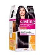 L'Oreal Paris Casting Creme Gloss Hair Color - 200 Ebony Black (87.5g+72ml) - Fast UK Delivery