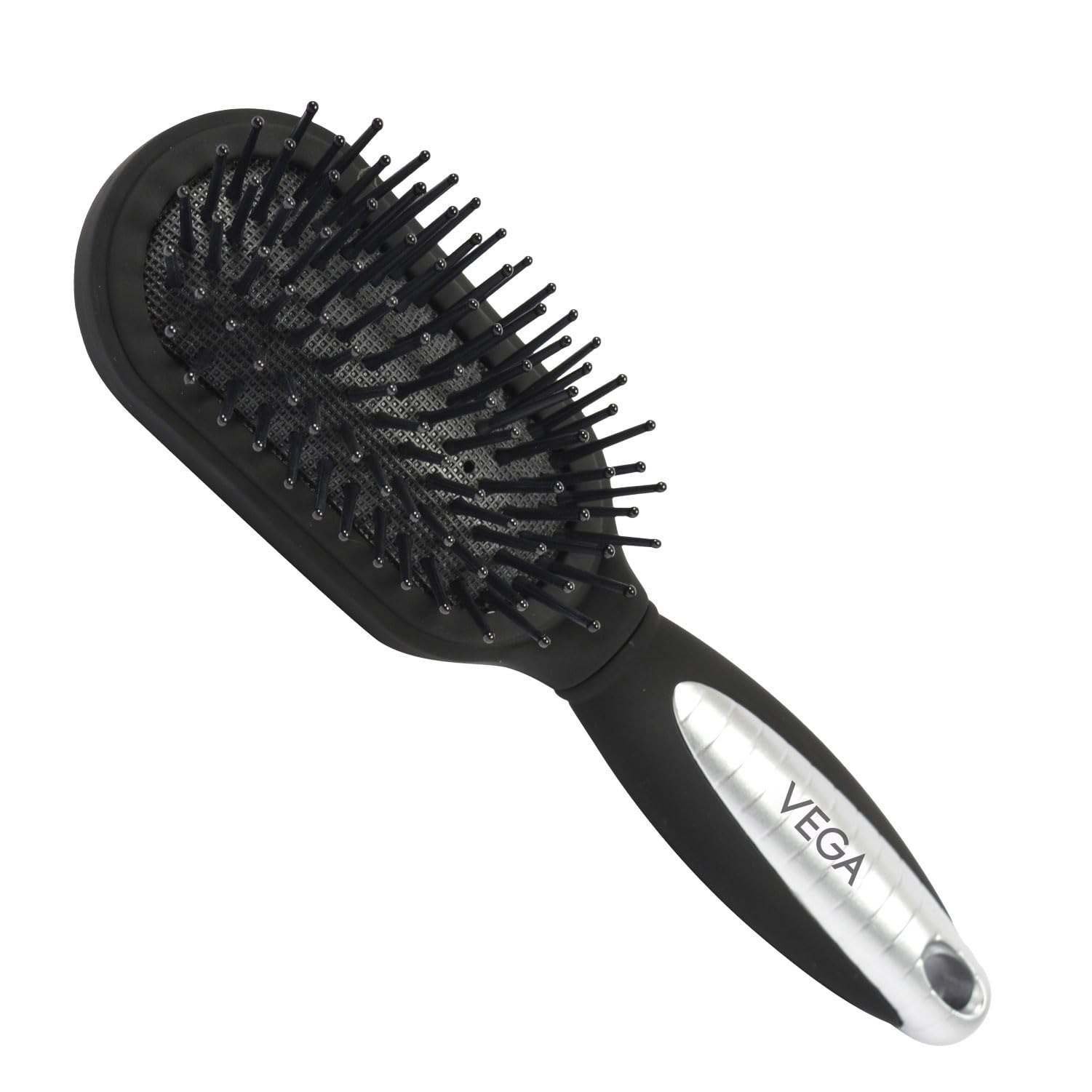 uk61c6uFmXGuL-1-1.jpg Vega Mini Cushioned Hair Brush (India's No.1* Hair Brush Brand) For Men & Women, All Hair Types (R7-CB) - Fast UK Delivery - Image 1