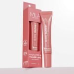 Mila Beaute Peptide Lip Gloss Balm I With SPF & Hyaluronic Acid I Plump & Fuller Lips I Hydrating & Shiny Lip Balm Non Sticky I Highly Pigmented I Soft & Nourished Lips - Peach Sharbat - Fast UK Delivery