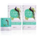 Chai Craft Kashmiri Kahwa Tea (50 Teabags) I Pure Organic Green Tea Blended with Saffron, Almonds & Spices | 100% Natural Ingredients | 25X2 Teabags - Fast UK Delivery