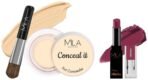 MILA Beaute Pro Matte Lipstick | Creamy Matte Lipstick | Shade - Mirabai, 4.2g Conceal It Pot Concealer For Face Makeup | Shade - (Rich Vanilla, 4g) - Fast UK Delivery