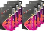 Kamasutra Six ORGASMAX Ultra Premium 4 in 1 Ribbed, Dotted, Contoured, Climax Delay Condom (Set of 6, 72 Sheets) - Fast UK Delivery