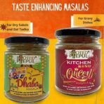 Rooted Peepul Kitchen Queen Masala+ Dhaba Masala COMBO ( 75g+75g) - Fast UK Delivery - Image 4