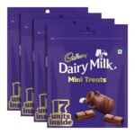 Cadbury Dairy Milk Chocolate Home Treats, 119 g (Pack of 4) - Fast UK Delivery