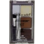Wet N Wild Ultimate Brow Kit, #963 Ash Brown - 1 Kit, Pack of 3 - Fast UK Delivery