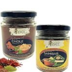 Rooted Peepul Artisanal Chola Masala & Sambar Masala| Less Chilli More Spice| (75g X 2) - Fast UK Delivery - Image 2