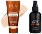MILA Beaute Makeup Fixer |Makeup Setting Spray | Dermatalogically Tested 75ml Longwear Weightless Foundation | Flawless Matte Finish | Shade - (101 Classic Ivory, 30ml) - Fast UK Delivery