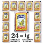 LION BRAND SAFFRON , 1G Single Use Saffron Sachets/Packets With Pure Kashmiri Saffron/Keshar/Kesar For Bhai Dooj, Tilak, Kesar Tikka And Puja (24 Sachets = 1 Gram) - Fast UK Delivery - Image 2