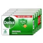Dettol Original Germ Protection Bathing Soap Bar (Buy 4 Get 1 Free - 75G Each), Combo Offer On Bath Soap - Fast UK Delivery