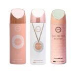 ARMAF Club De nuit Women + Tag Her & Vanity Femme Essence Deodorant Spray, 200 ml, Pack of 3 - Fast UK Delivery