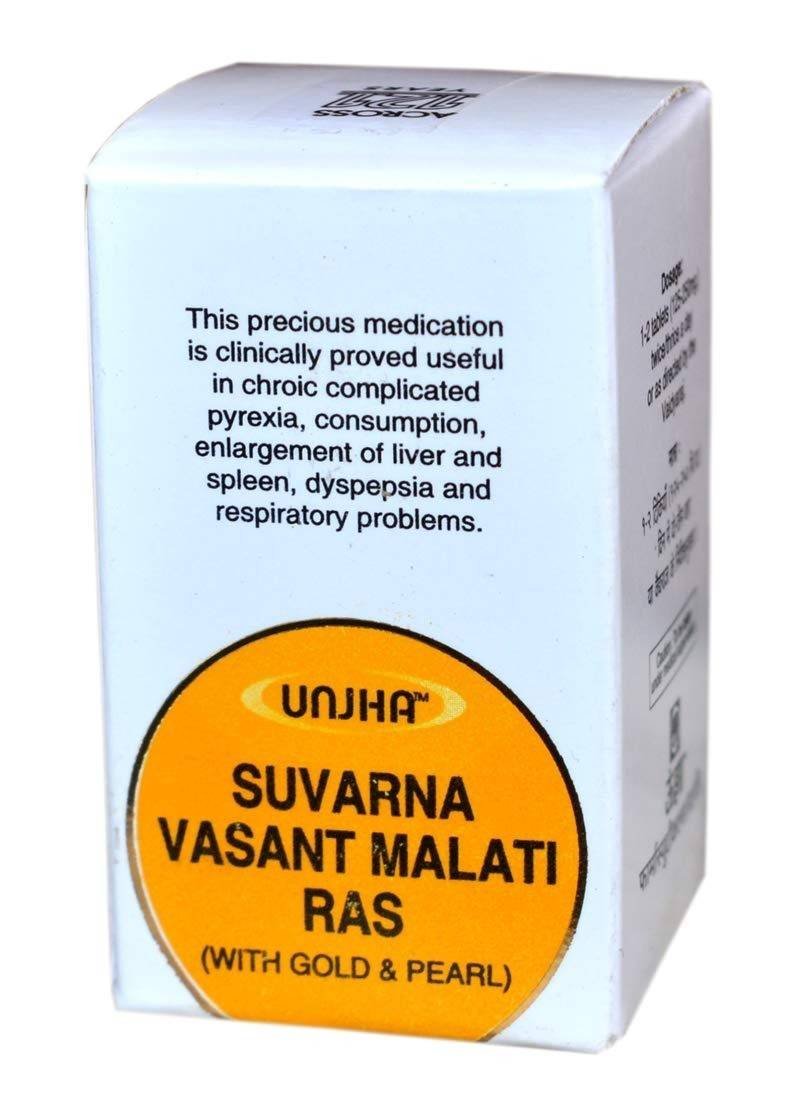 uk61e11RnRpxL-1-1.jpg Unjha Suvarna Vasant Malati Ras Pack of 10 tabs - Image 1
