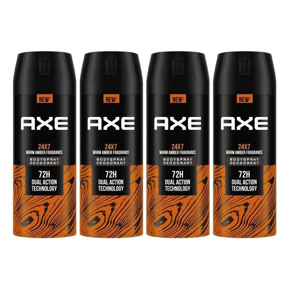uk61eClXQFvnL-1-1.jpg Axe Recharge Long Lasting Deodorant Bodyspray For Men 150 ml, Pack of 4 - Fast UK Delivery - Image 1
