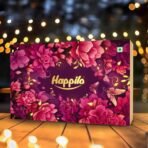 Happilo Dry Fruit Celebrations Gift Box Zefa 400g, Ideal for Festive Gifting, Pistachios, Green Raisins, Salted Almonds, Salted Cashews - Fast UK Delivery