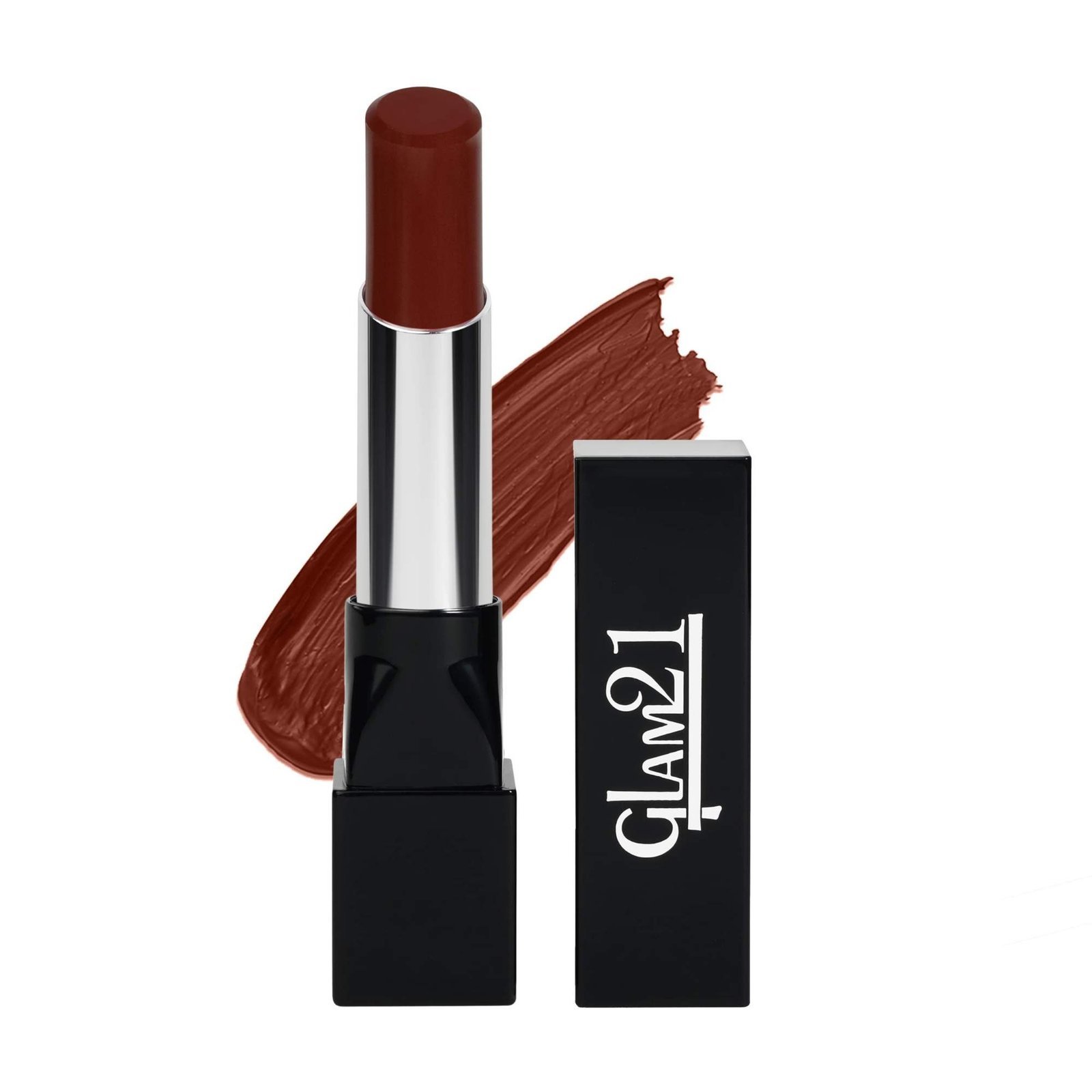 uk61eZoL-w9iL-1-1.jpg Glam 21 Ultra Velvet Lipstick | Long-lasting stay on lips | Lovely matte finish | 2.5gm | Hazel Nut-22 - Fast UK Delivery - Image 1