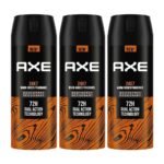Axe Recharge Long Lasting Deodorant Bodyspray For Men 150 ml, Pack of 3 - Fast UK Delivery