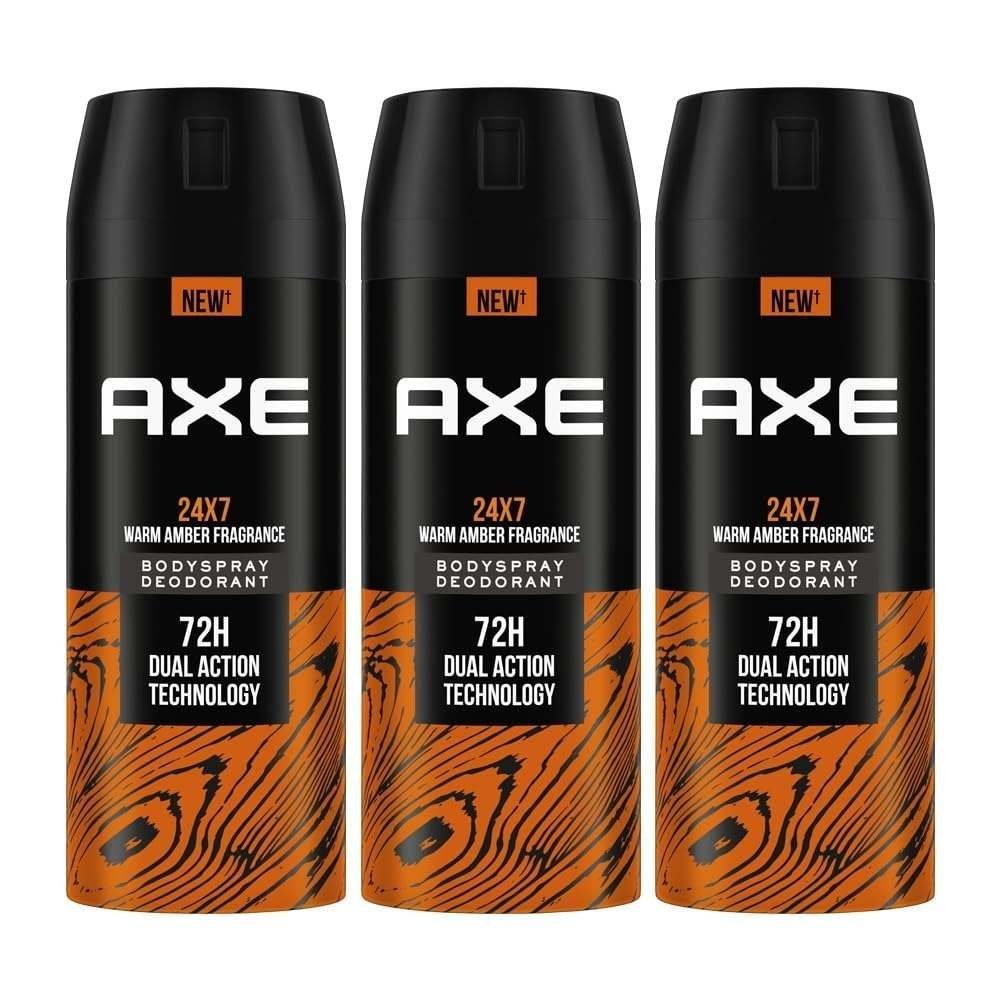 uk61ea5x1Ch1L-1-1.jpg Axe Recharge Long Lasting Deodorant Bodyspray For Men 150 ml, Pack of 3 - Fast UK Delivery - Image 1