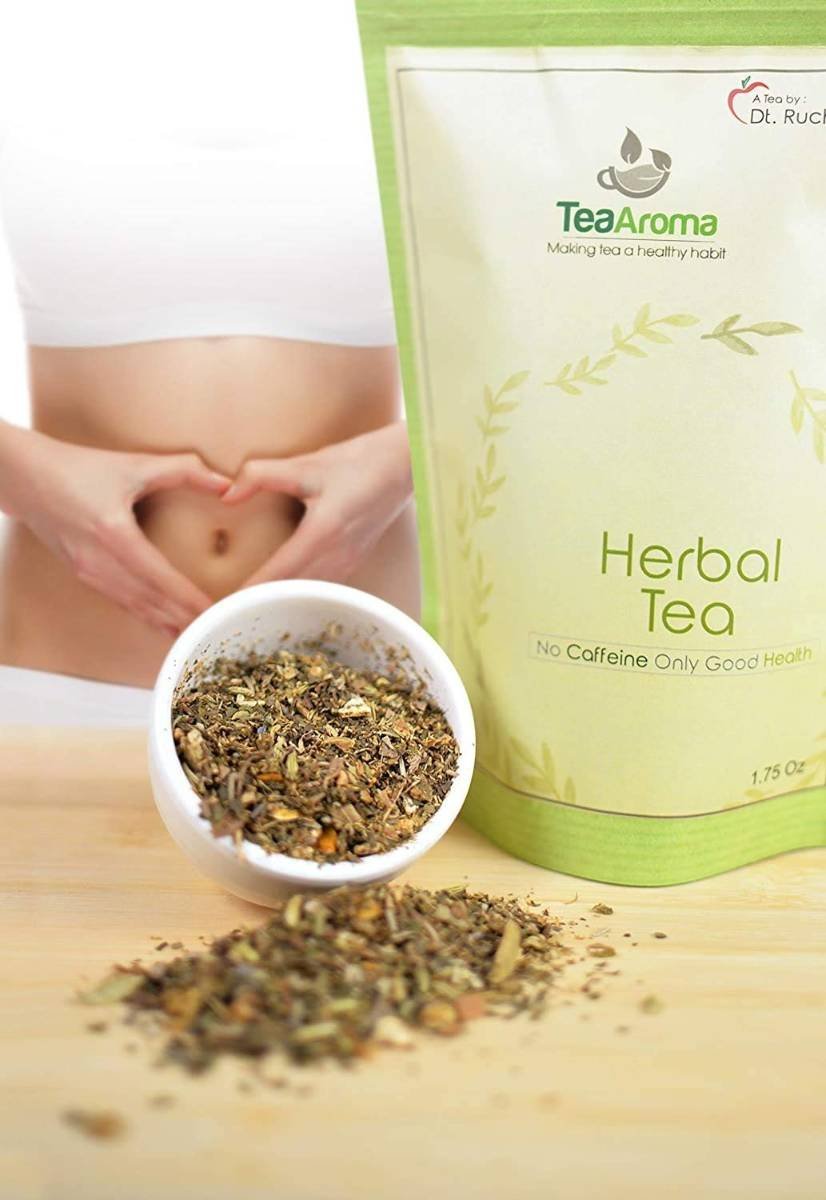 uk61elElhqW5L-1-1.jpg Tea Aroma - Herbal Loose-Leaf Tea | Natural Blend for Digestion, Acidity Relief & Detoxification | 50g - Fast UK Delivery - Image 1