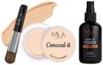 MILA Beaute Makeup Fixer |Makeup Setting Spray | Dermatalogically Tested 75ml Conceal It Pot Concealer For Face Makeup | Shade - (Creamy Beige, 4g) - Fast UK Delivery