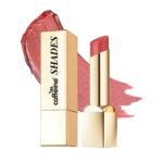 mCaffeine Shades Creamy Matte Kiss Bullet Lipstick | Moisturizing & Lightweight | Comfortable, Non-drying & Long Stay Lipstick | Infused with Cocoa Butter & Vitamin E | Lipstick for Women | 3.5 g - Mauve Velvet - Fast UK Delivery