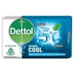 Dettol Intense Cool Bathing Soap Bar with Menthol- 75gm - Fast UK Delivery