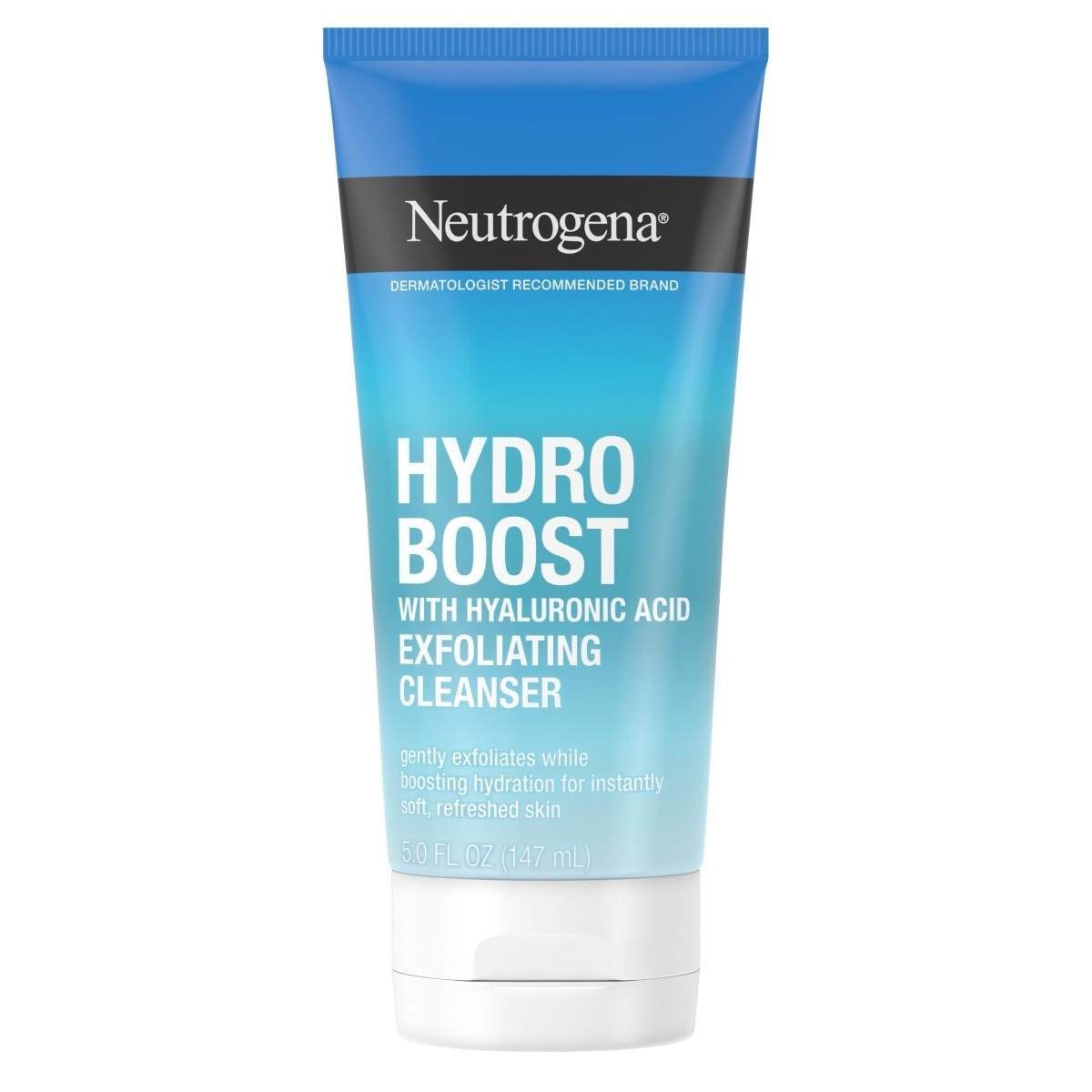 uk61gGdIj9s6L-1-1.jpg Neutrogena Hydro Boost Gentle Exfoliating Facial Cleanser with Hyaluronic Acid, Non-Comedogenic Oil-, Soap- & Paraben-Free Daily Face Wash, 5 oz (Pack of 3) - Fast UK Delivery - Image 1