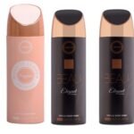 ARMAF Beau Elegant & Vanity Femme Essence Deodorant Body Spray for Women, 200 ml, Pack of 3 - Fast UK Delivery