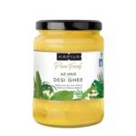 Kapiva Cetrified A2 Gir Cow Ghee 500ML | Traditional Vedic Bilona Method | Grassfed, Pure & Healthy | Curd-Churned | Premium Glass Bottle | 100% Natural & Lab-Tested | Rich in Nutrition - Fast UK Delivery