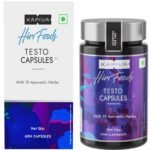 Kapiva Testo Capsules - 19 Ayurvedic Herbs for Daily Wellness and Strength | Shilajit, Safed Musli and Akarkara (60 Capsules) - Fast UK Delivery