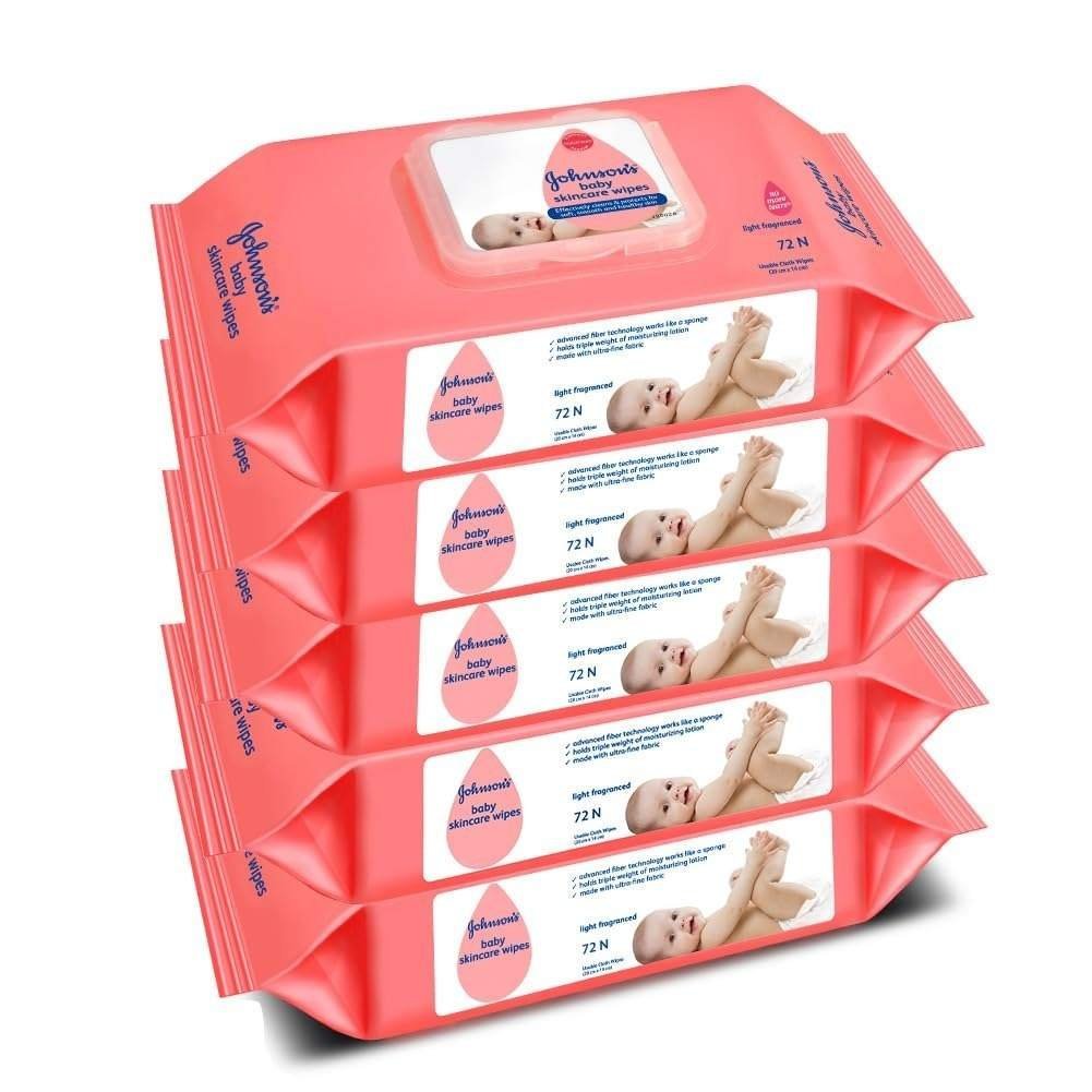 uk61gf4a9nWkL-1-1.jpg Johnson's Baby Wet Wipes | 360 Wipes | Alcohol & Soap Free | Prevents Rashes & Redness | with 3X Moisturising Lotion | As Mild as Pure Water | Enriched with Glycerin | - Fast UK Delivery - Image 1