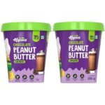 Alpino Peanut Butter crunch & smooth - 200 gm each combo - Fast UK Delivery