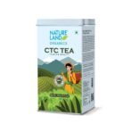 Natureland Organics CTC Tea 250 gm, 100% Organic Strong Black Tea (Pack of 3) - Fast UK Delivery