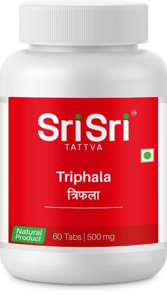 uk61gtKAbNCL.jpg Sri Sri Tattva Triphala 500Mg Tablet - 60Count (Pack of 1) - Fast UK Delivery - Image 1