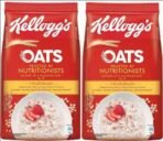 Kellogg's OATS 400 GRAMS (200g *2) (400 g, Vacuum Pack, Pack of 2) - Fast UK Delivery