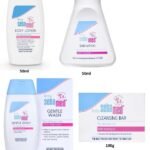 Sebamed Travel Pack (Lotion, Shampoo, Wash, Soap) - Fast UK Delivery