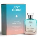 Just Herbs Energising Cin & Tonic EDP Perfume for Men, Long Lasting Up to 8 Hours Pure Fragrance Eau Da Parfum Body Spray - 50 ml - Fast UK Delivery