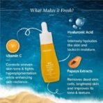 Aqualogica Glow+ Concentrate Vitamin C Face Serum with Hyaluronic Acid, Vitamin C & Papaya - Glow Serum for Men & Women | Glowing Skin, Skin Brightening & Non Sticky -30ml - Fast UK Delivery - Image 5