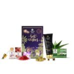 Ayouthveda Best wishes Gift Hamper Special Skin Care Set For Family & Friends | Includes Gold Face Wash, D-Tan Serum, Aloe Vera Soap & Lip Balm | Valentine Day Giftset - Fast UK Delivery