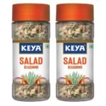 Keya Salad Seasoning 80g | Keya Salad Seasoning Premium Blend of Fresh Herbs and Spices for Bold, Zesty Flavor, Perfect for Salads, Dressings, and Dips Add a Touch of Deliciousness to Your Healthy Meals and Snacks | Pack of 2 - Fast UK Delivery