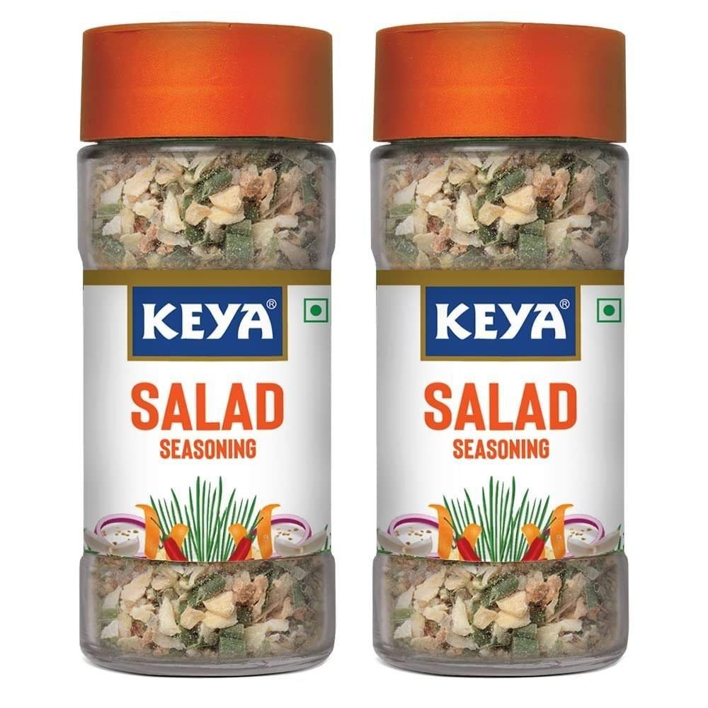 uk61hkFIMihnL-1-1.jpg Keya Salad Seasoning 80g | Keya Salad Seasoning Premium Blend of Fresh Herbs and Spices for Bold, Zesty Flavor, Perfect for Salads, Dressings, and Dips Add a Touch of Deliciousness to Your Healthy Meals and Snacks | Pack of 2 - Fast UK Delivery - Image 1