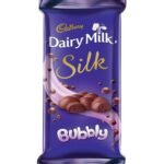 Cadbury Dairy Milk Silk Bubbly Chocolate Bar, 120 Gm - Fast UK Delivery